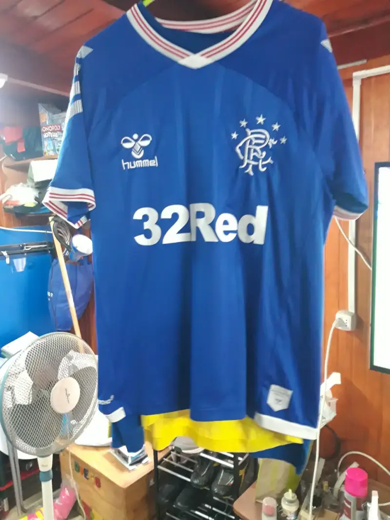 Camiseta de fútbol Hummel Rangers azul