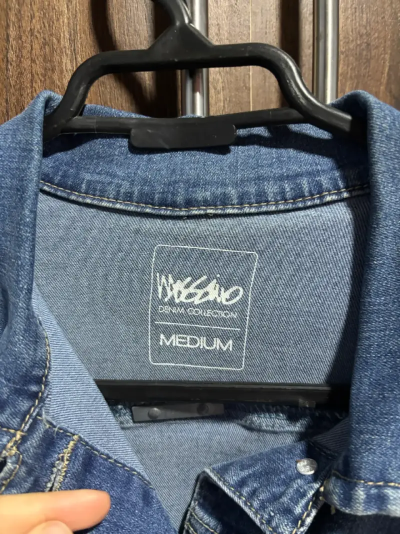 Chaqueta de mezclilla azul para mujer Mossimo - 2
