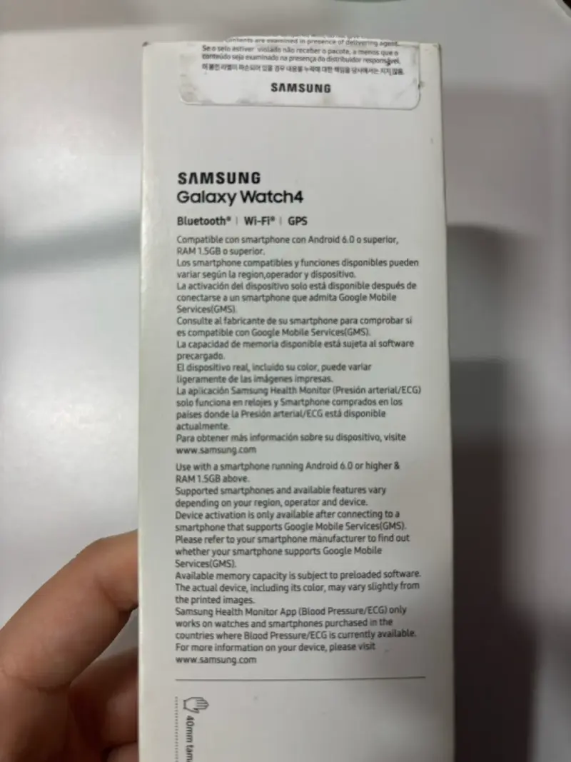 Reloj inteligente Samsung Galaxy watch 4 - 3