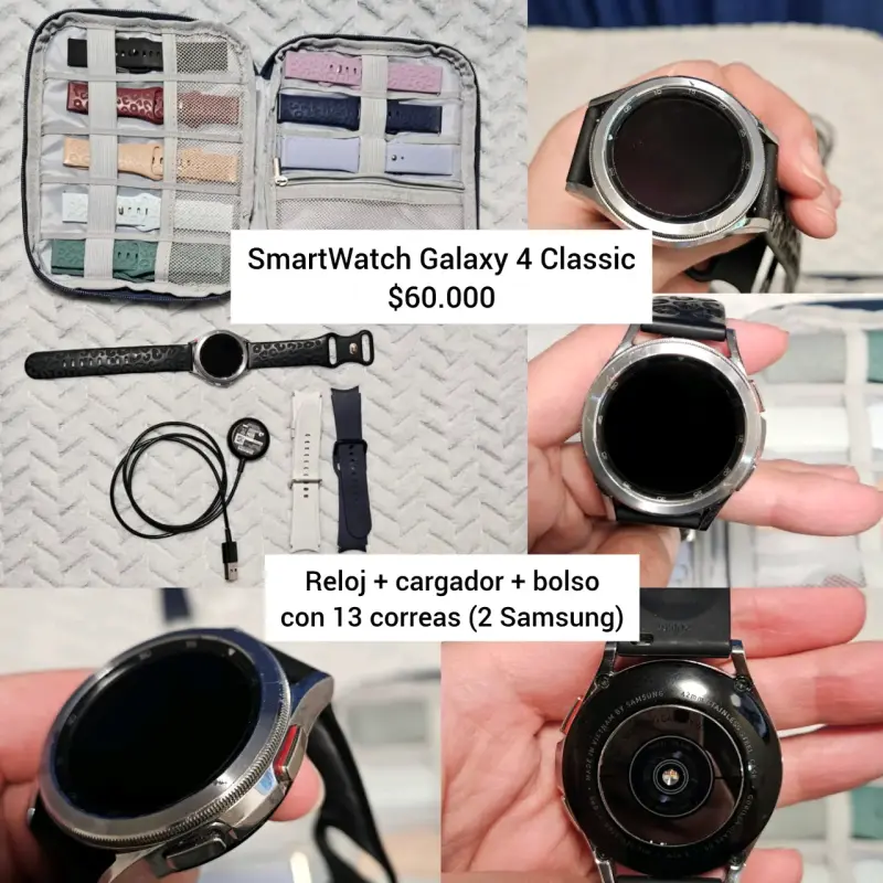 Smartwatch Samsung Galaxy 4 Classic con correas