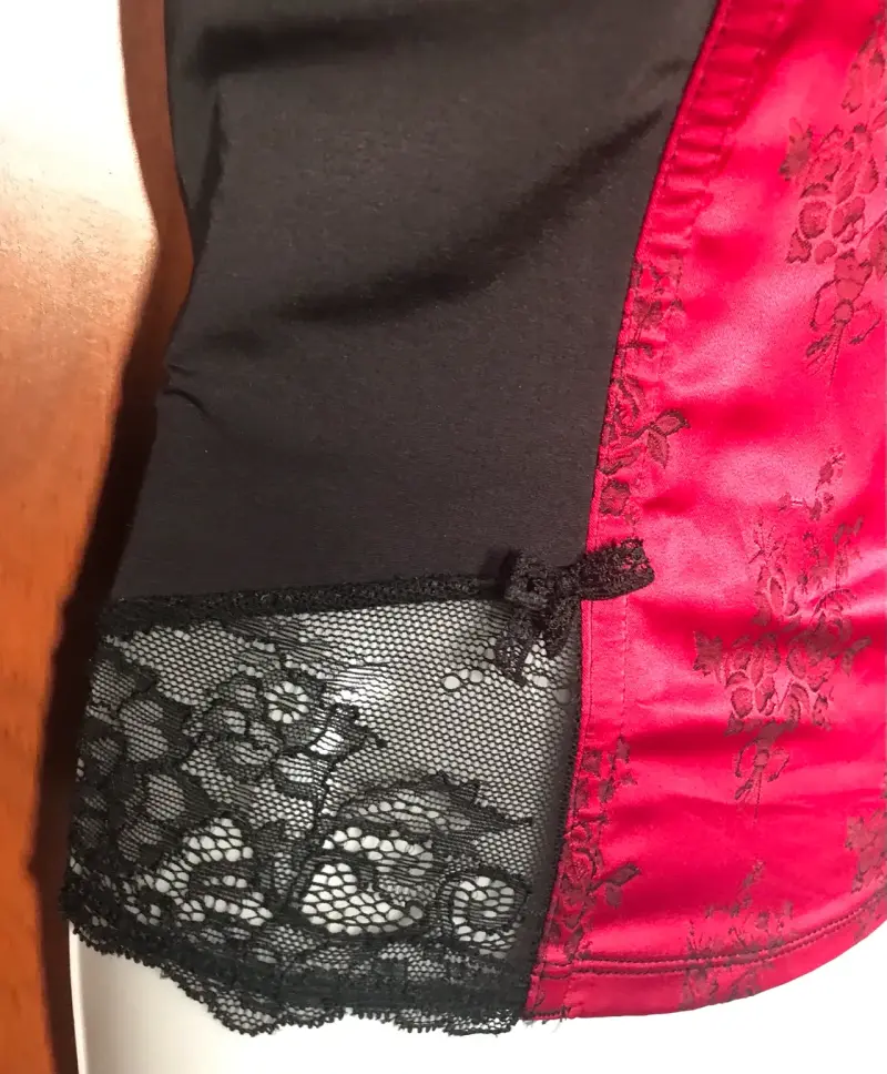 Corset rojo y negro - 3