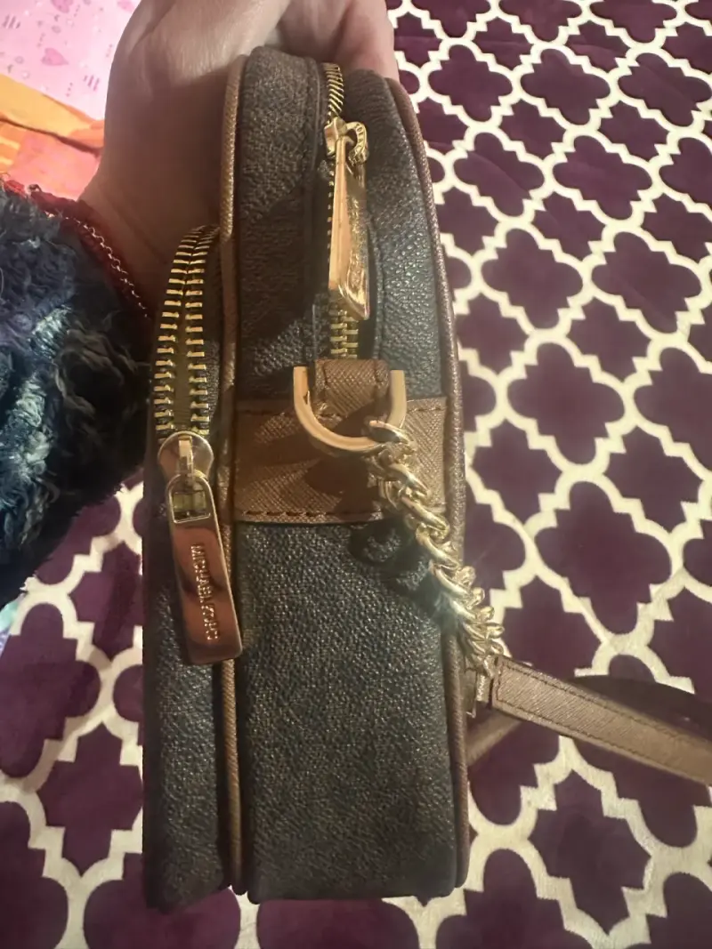Cartera cruzada Michael Kors marrón elegante - 2