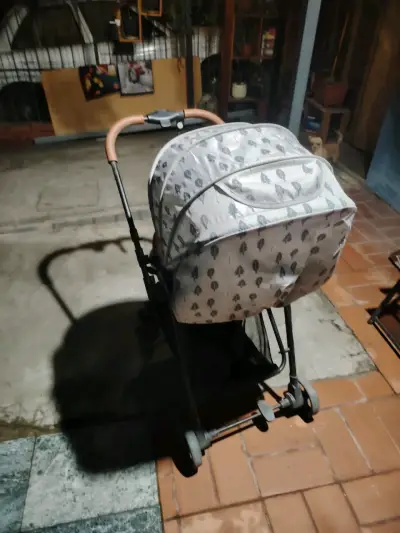 Coche de Paseo Infanti Plegable con Manillar Marrón - miniatura 3