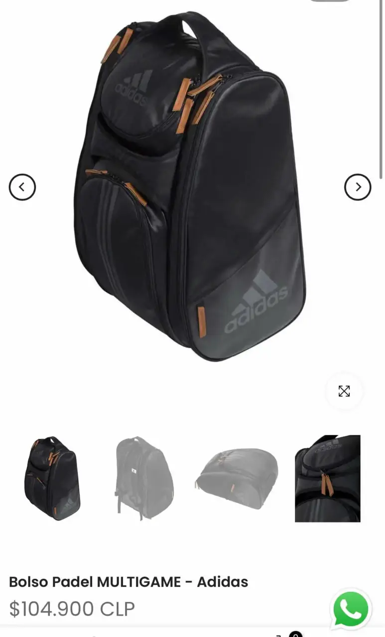 Bolso de Pádel Adidas Multigame Negro