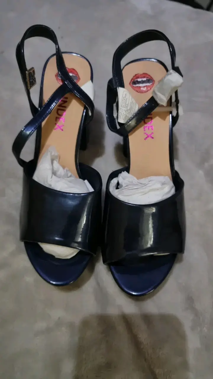 Sandalias de tacón alto negras Index - 1
