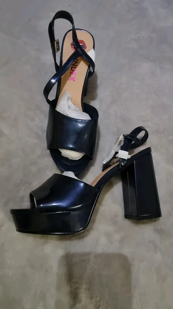 Sandalias de tacón alto negras Index - 2