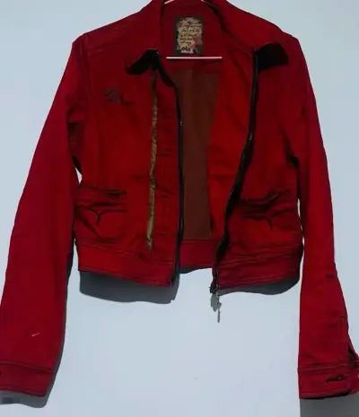 Chaqueta Roja de Mujer Lois con Cierre - miniatura 1
