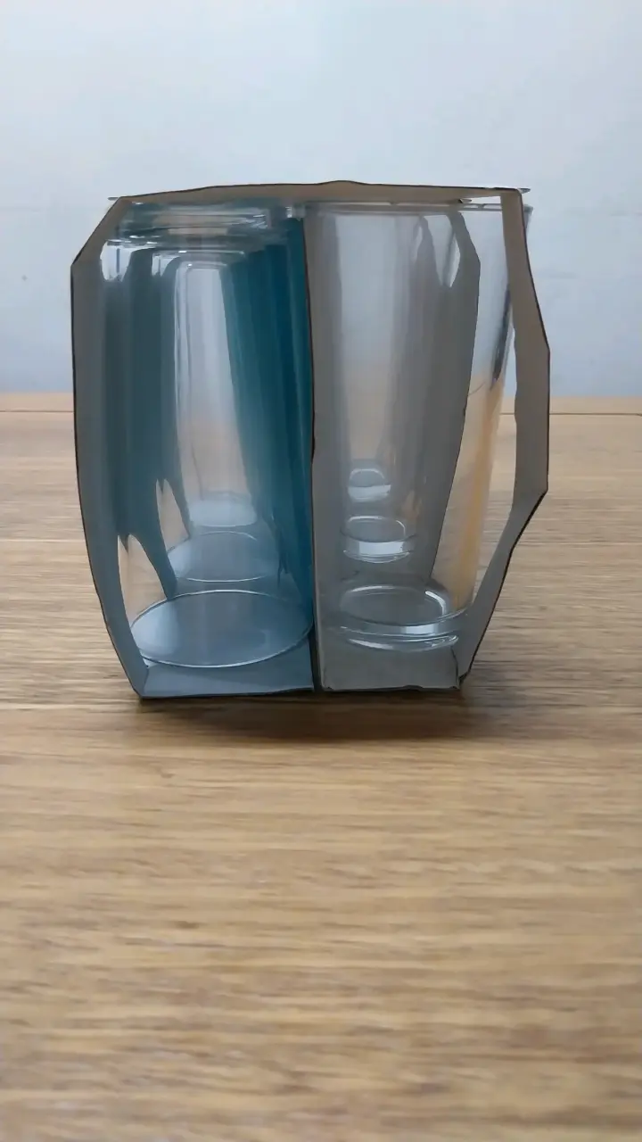 Set de 6 vasos altos lisos D-Kora 240 ml - 2