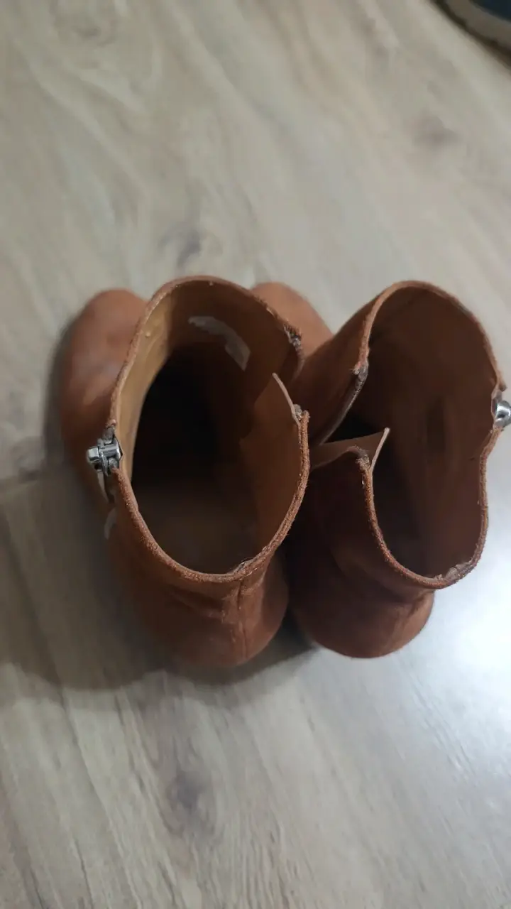 Botines de gamuza Nine West marrones - 2