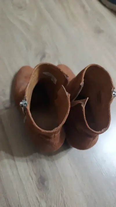 Botines de gamuza Nine West marrones - miniatura 2