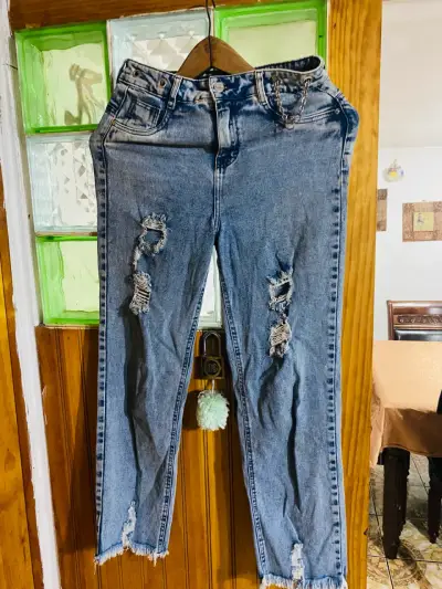 Jeans de Mujer Azul Claro - miniatura 2