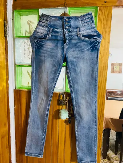 Jeans de Mujer Azul Claro - miniatura 3