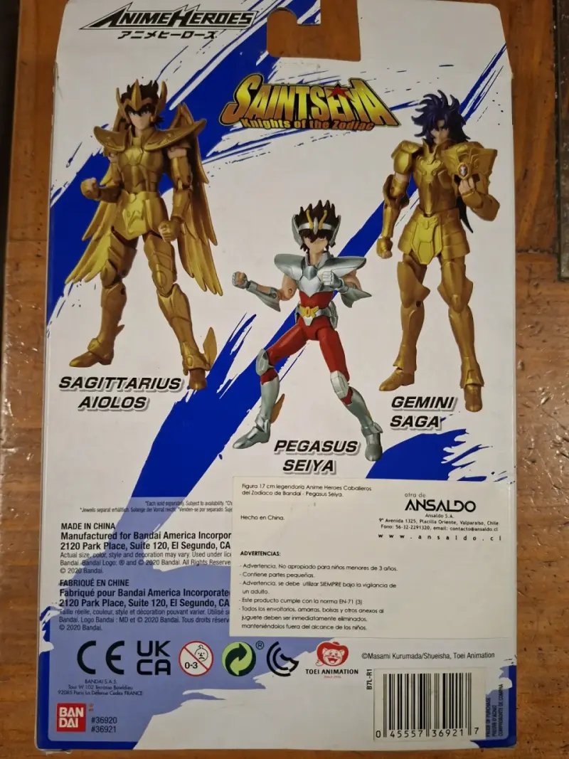 Figura de acción Pegasus Seiya Saint Seiya - 3