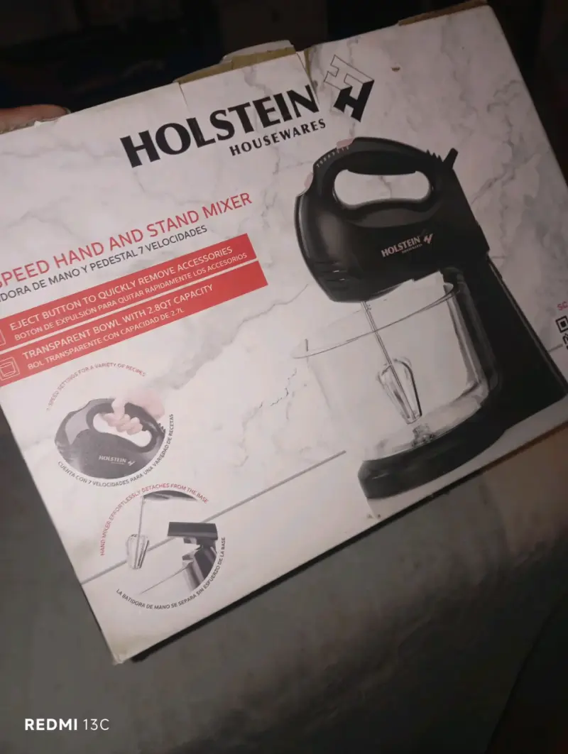 Batidora de mano y pedestal Holstein 7 velocidades - 1