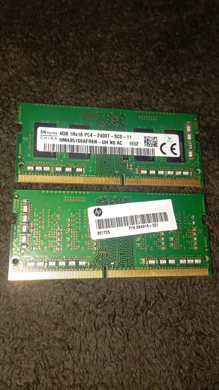 Memorias RAM 4GB SK Hynix y Samsung - 3