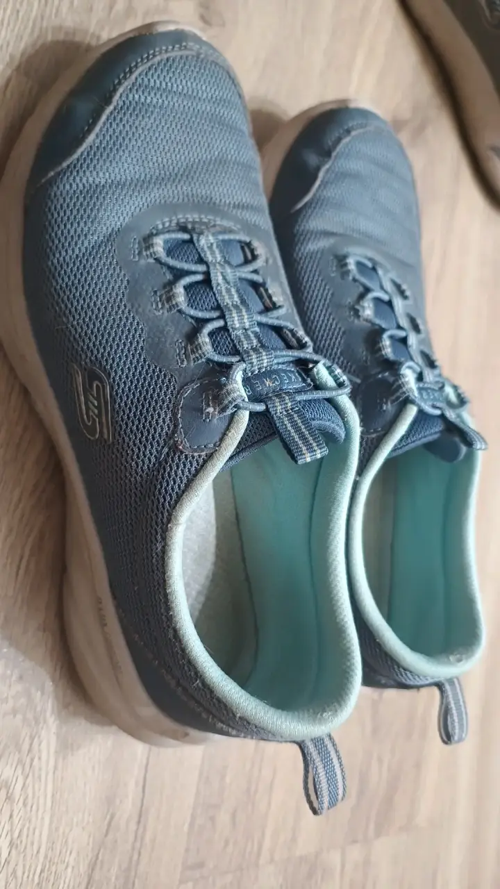 Zapatillas deportivas Skechers azul para mujer - 2