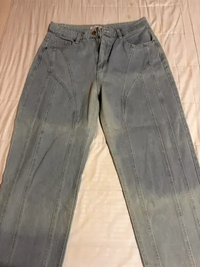 Jeans de mezclilla azul claro Zibel talla 42 - miniatura 2