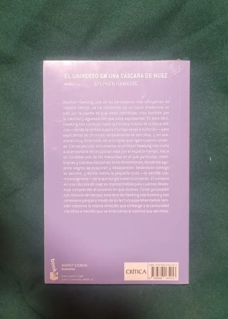 Libro El Universo en una Cáscara de Nuez de Stephen Hawking - 2
