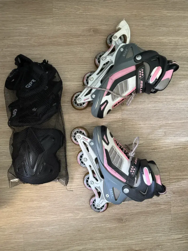 Patines en línea ajustables con protecciones - 2