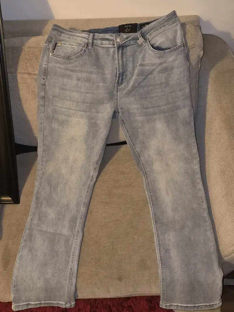 Jeans Ellus de mezclilla azul claro talla 46 - 1