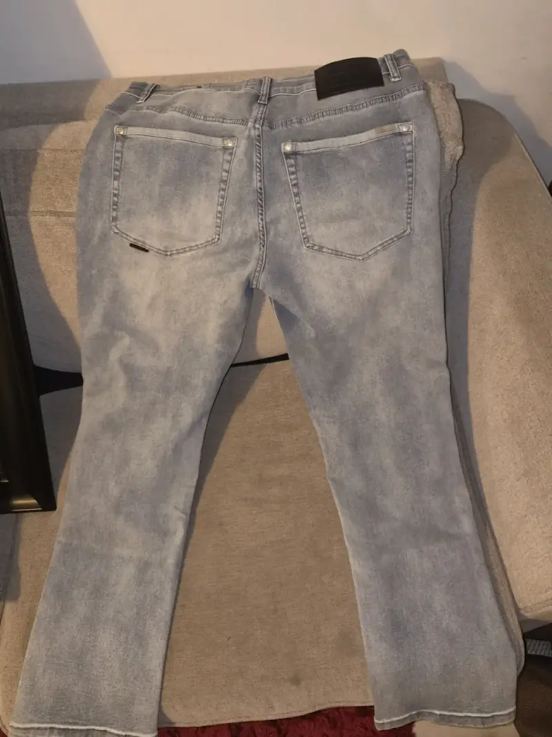 Jeans Ellus de mezclilla azul claro talla 46 - 2