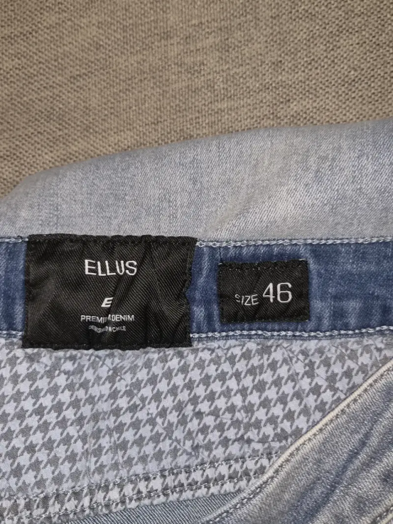 Jeans Ellus de mezclilla azul claro talla 46 - 3