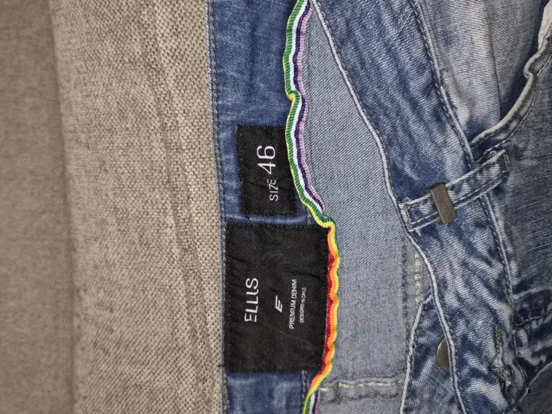Jeans de Hombre Talla 46 Azul Claro - 3