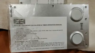 Calculadora con temporizador y calendario DIOS - miniatura 2
