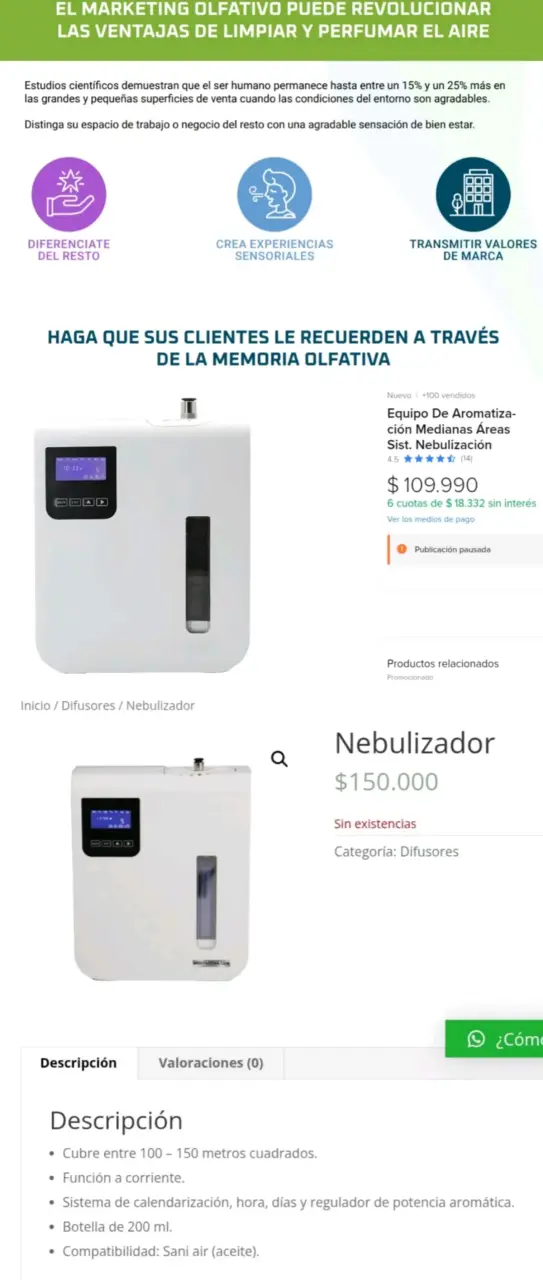 Difusor de Aceites Esenciales con Nano-atomización - 5