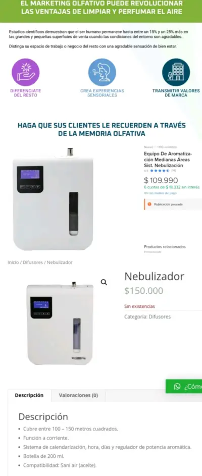Difusor de Aceites Esenciales con Nano-atomización - miniatura 5