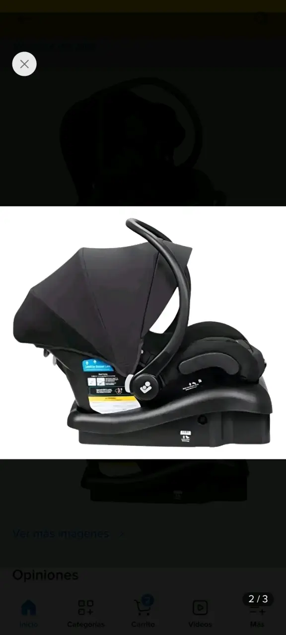 Silla de Auto Maxi-Cosi Mico 30 Negra - 6