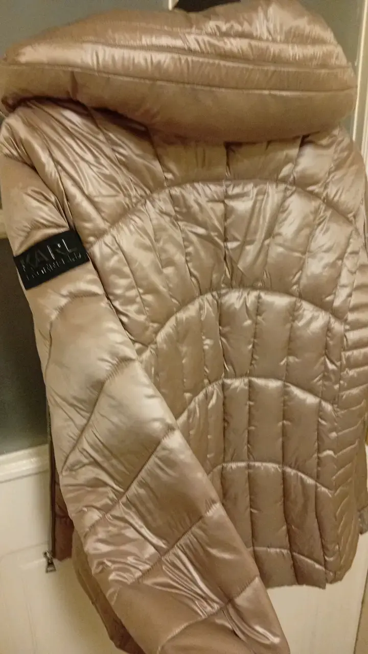 Chaqueta acolchada Karl Lagerfeld dorada - 2