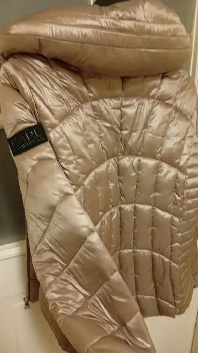 Chaqueta acolchada Karl Lagerfeld dorada - miniatura 2