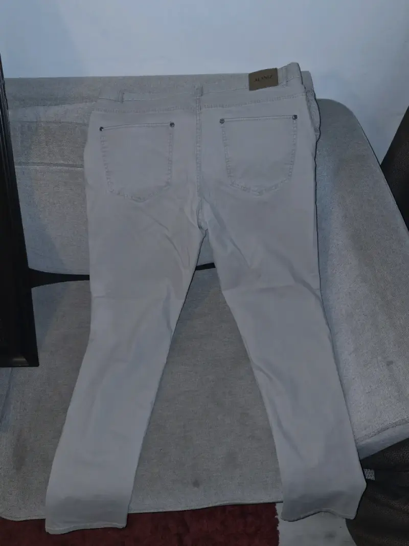 Pantalones beige Alaniz talla 48 - 2