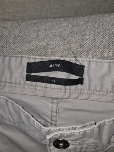 Pantalones beige Alaniz talla 48 - miniatura 3