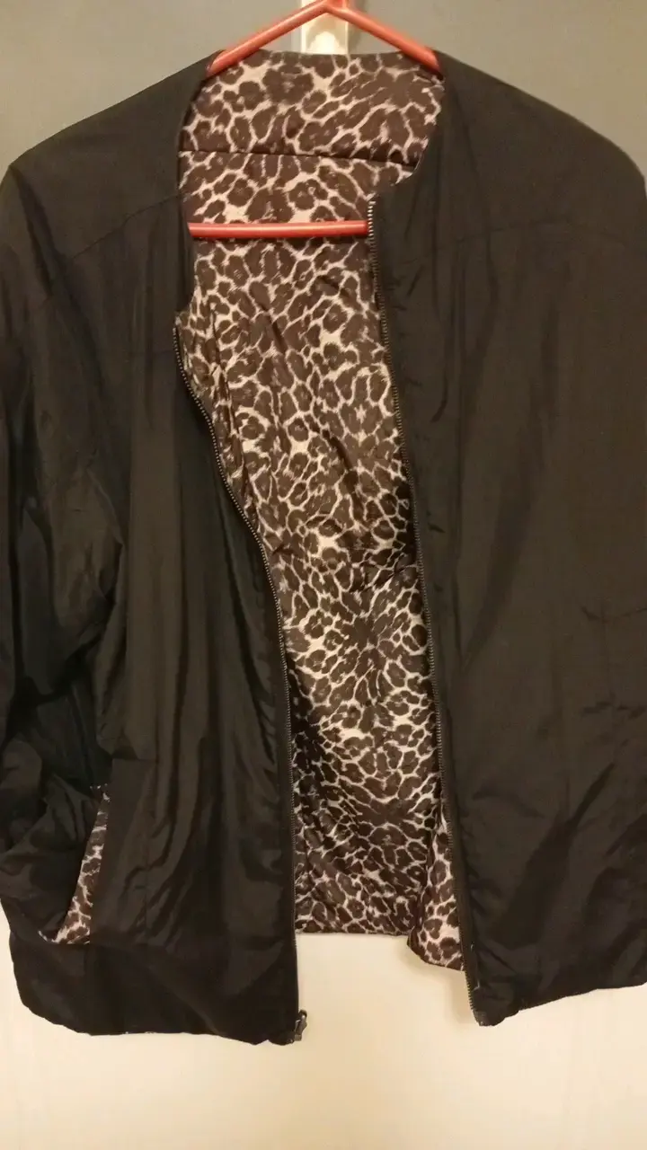 Chaqueta animal print Zara Basic mujer - 4