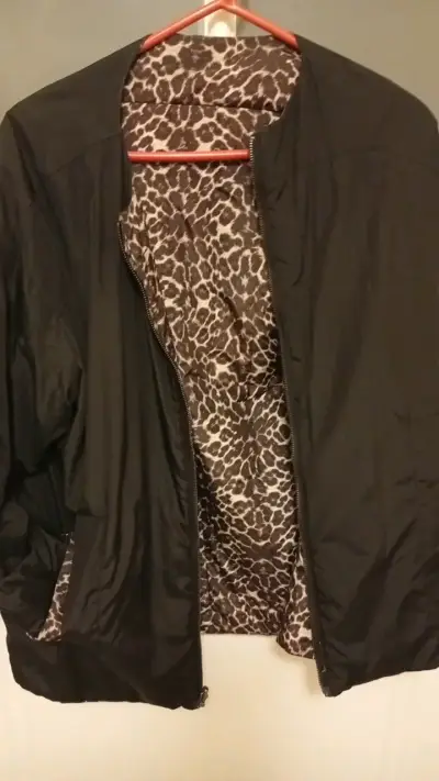 Chaqueta animal print Zara Basic mujer - miniatura 4