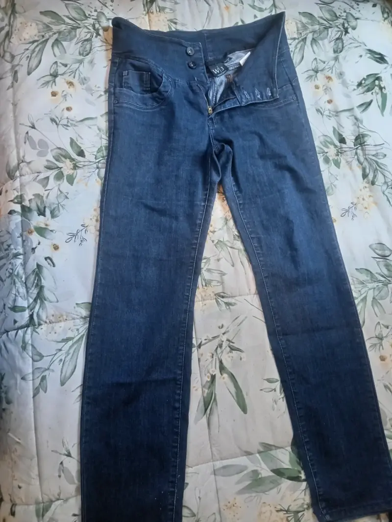 Jeans de maternidad azul oscuro