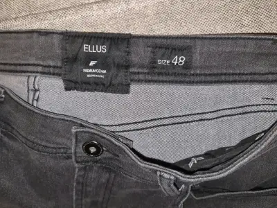 Jeans gris oscuro Ellus talla 48 - miniatura 3