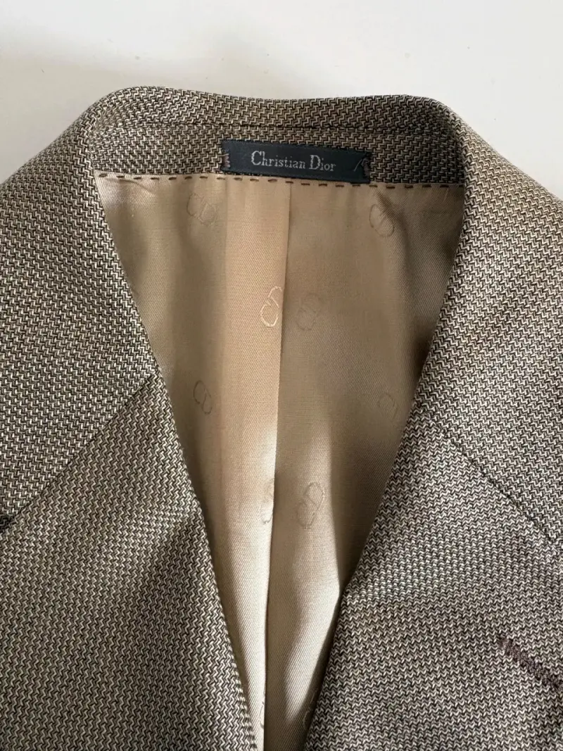 Blazer de lana y seda Christian Dior - 4