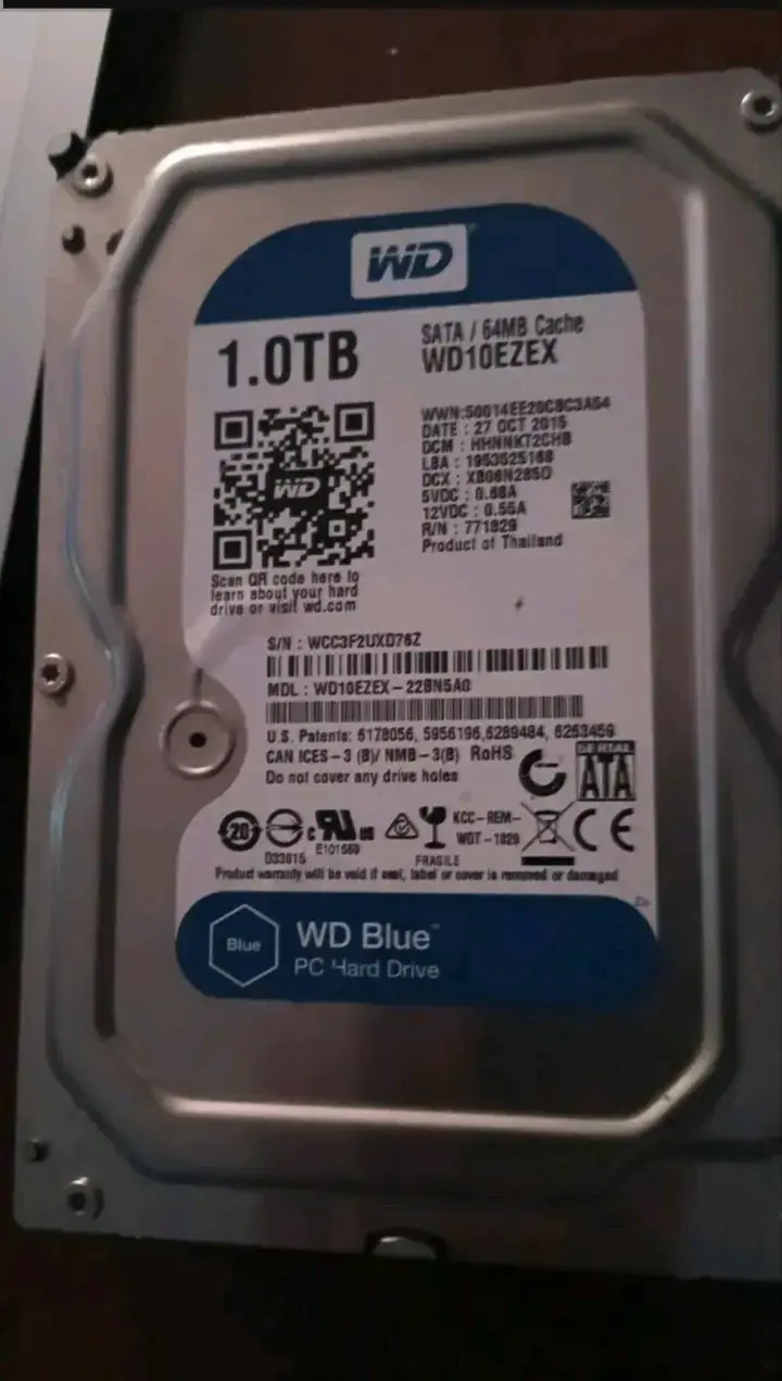 Disco duro interno WD Blue 1TB SATA