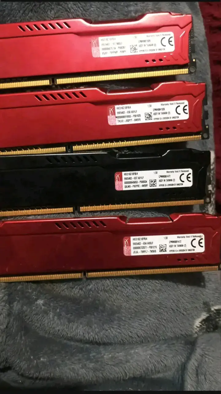Memorias RAM HyperX Fury DDR3 16GB - 6