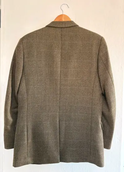 Blazer de lana Zara café - miniatura 2