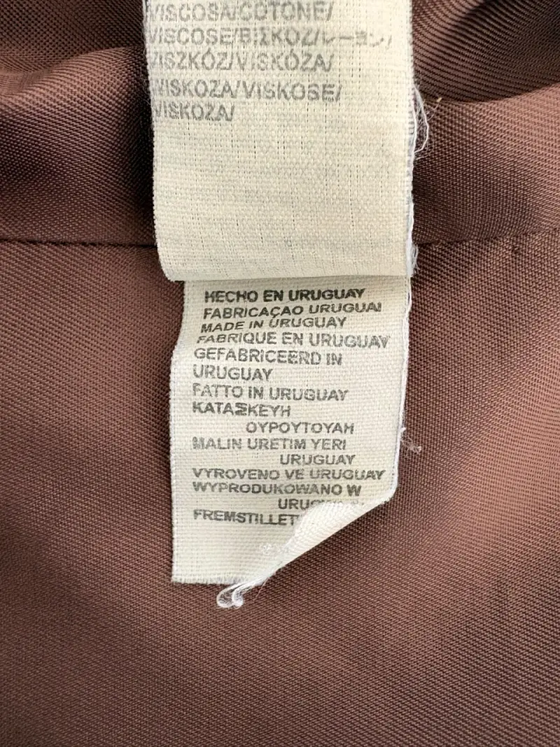 Blazer de lana Zara café - 6