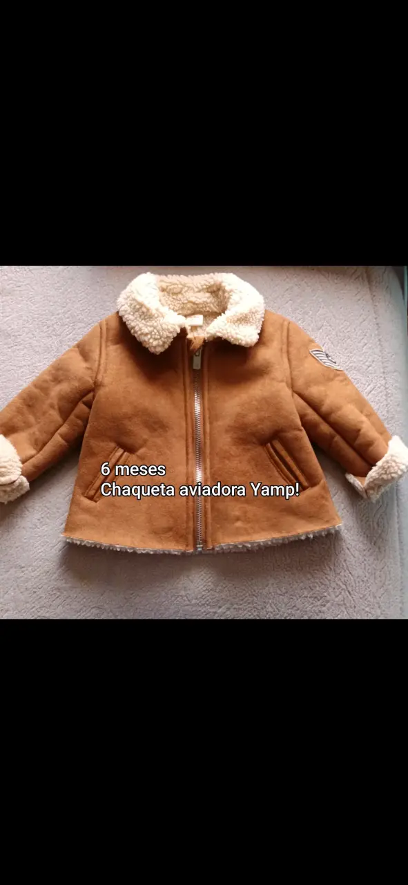 Chaqueta aviadora para bebé Yamp 6 meses