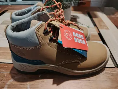 Botas de seguridad Quebec 400 camel con puntera de acero - miniatura 1