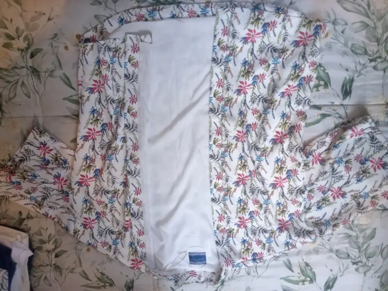 Bata floral para mujer
