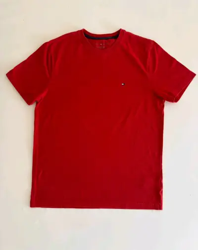 Polera roja Tommy Hilfiger - miniatura 1