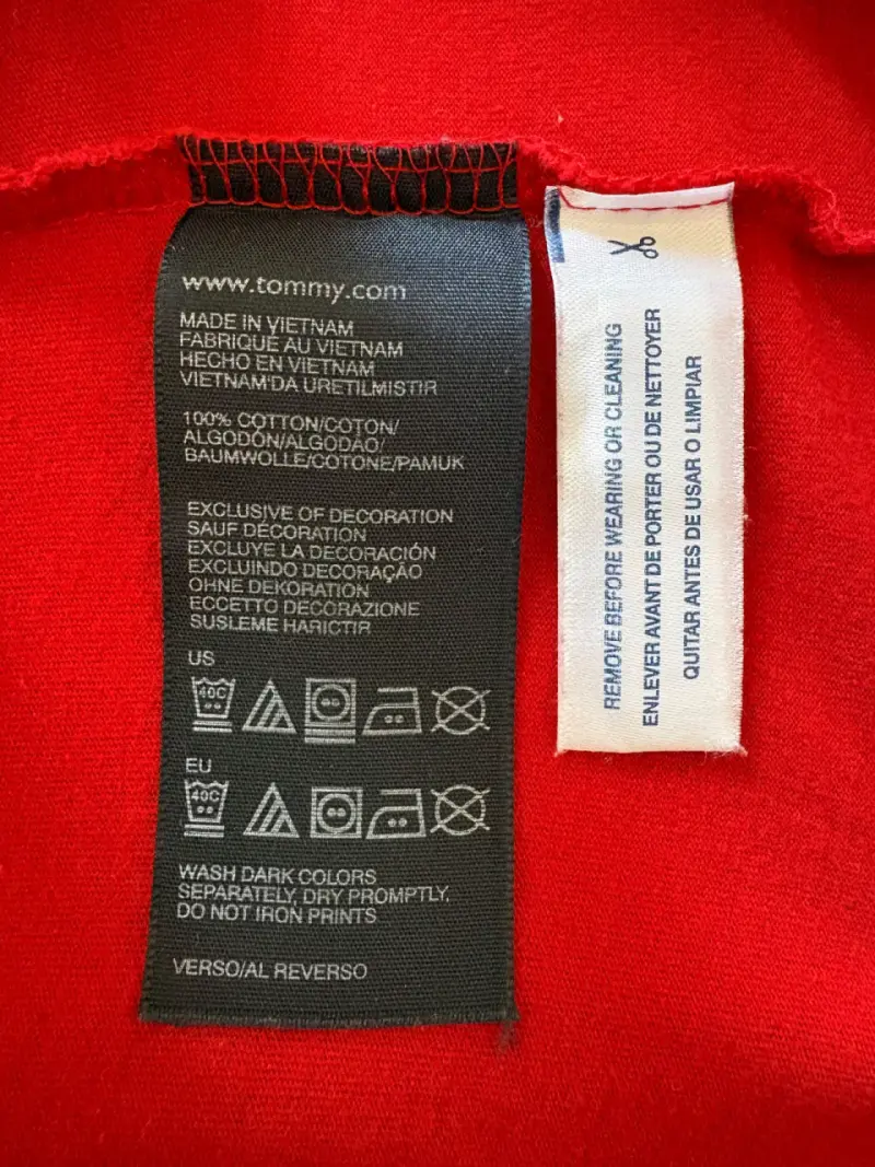 Polera roja Tommy Hilfiger - 3