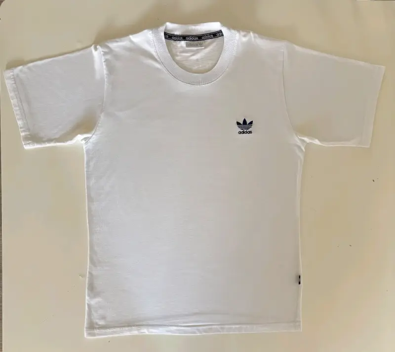 Polera blanca Adidas - 1